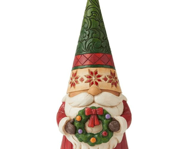 Enesco Jim Shore Heartwood Creek Christmas Gnome Savings Guru